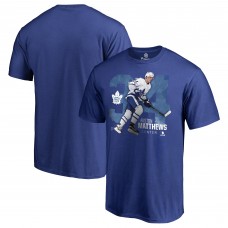 Toronto Maple Leafs Auston Matthews Royal Core Player T-Shirt