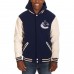 Двусторонняя Vancouver Canucks JH Design Reversible Fleece Varsity - Navy