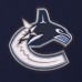 Двусторонняя Vancouver Canucks JH Design Reversible Fleece Varsity - Navy