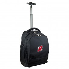 New Jersey Devils 19 Premium Wheeled Backpack - Black
