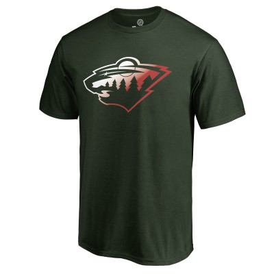 Футболка Minnesota Wild Gradient Logo - Green