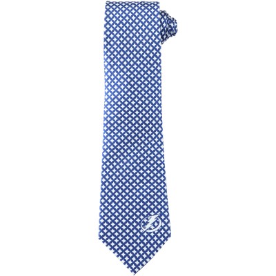 Tampa Bay Lightning Diamante Print Silk Tie