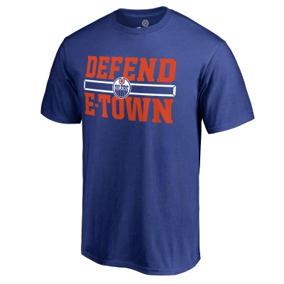 Футболка Edmonton Oilers Royal Hometown Collection Defend