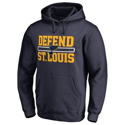 Толстовка St. Louis Blues Hometown Collection Defend - Navy