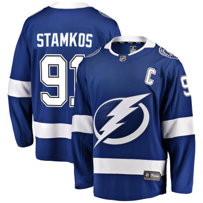 Джерси Tampa Bay Lightning Steven Stamkos Fanatics Blue Breakaway
