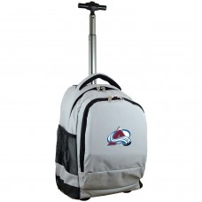 Colorado Avalanche MOJO 19 Premium Wheeled Backpack - Gray