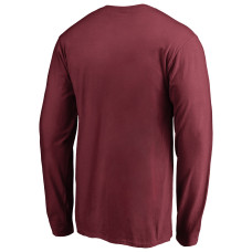 Футболка с длинным рукавом Colorado Avalanche Maroon Primary Logo 2 Футболка с длинным рукавом Colorado Avalanche Maroon Primary Logo 2