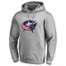 Толстовка Columbus Blue Jackets Primary Logo II - Heather Gray