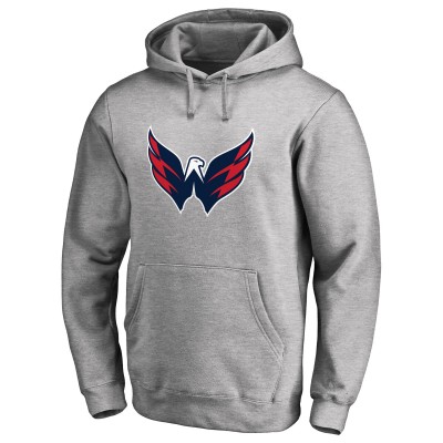 Толстовка Washington Capitals Primary Logo II - Heather Gray