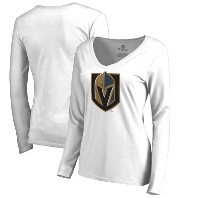 Футболка с длинным рукавом Vegas Golden Knights Womens Primary Team Logo - White