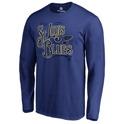 Футболка с длинным рукавом St. Louis Blues Hometown Collection Bandstand - Royal