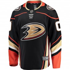 Anaheim Ducks Home Breakaway Custom Jersey - Black