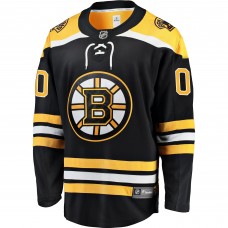 Именная джерси Boston Bruins Home Breakaway - Black