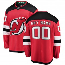 Именная джерси New Jersey Devils Home Breakaway - Red
