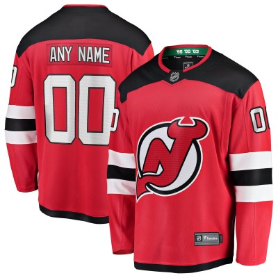 Именная джерси New Jersey Devils Home Breakaway - Red