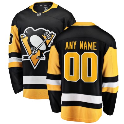 Именная джерси Pittsburgh Penguins Home Breakaway - Black