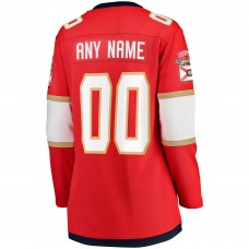 Именная игровая джерси Женская Florida Panthers Fanatics Red Home Breakaway Custom Именная игровая джерси Женская Florida Panthers Fanatics Red Home Breakaway Custom