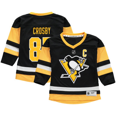 Джерси для дошкольника Pittsburgh Penguins Sidney Crosby Black Replica