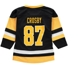 Джерси для дошкольника Pittsburgh Penguins Sidney Crosby Black Replica