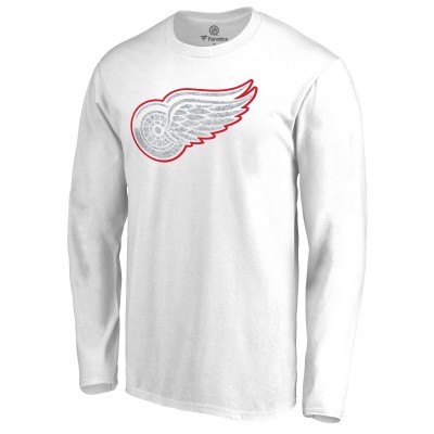 Футболка с длинным рукавом Detroit Red Wings White Out - White