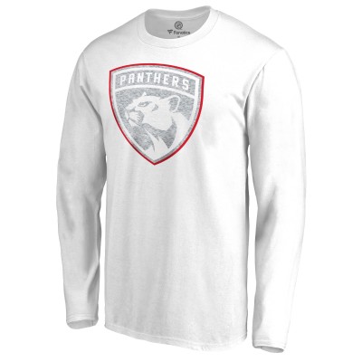 Футболка с длинным рукавом Florida Panthers White Out - White