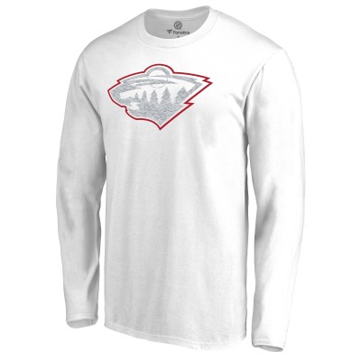 Футболка с длинным рукавом Minnesota Wild White Out - White