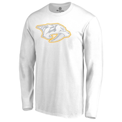 Футболка с длинным рукавом Nashville Predators White Out - White