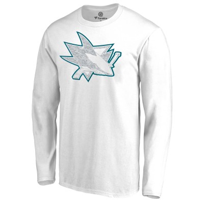 Футболка с длинным рукавом San Jose Sharks White Out - White