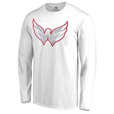 Washington Capitals White White Out Long Sleeve T-Shirt