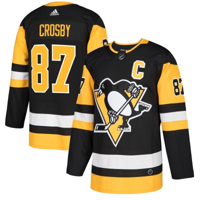 Игровая джерси Sidney Crosby Pittsburgh Penguins adidas Authentic Player - Black