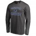 Vancouver Canucks Heathered Gray Victory Arch Long Sleeve T-Shirt