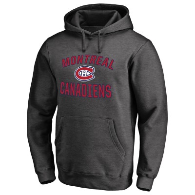 Толстовка Montreal Canadiens Victory Arch Team Fitted - Heather Charcoal