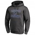 Vancouver Canucks Heather Charcoal Victory Arch Team Fitted Pullover Hoodie
