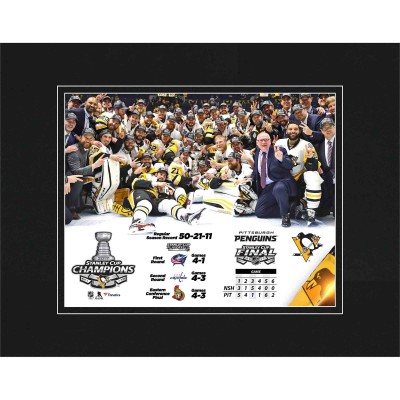 Pittsburgh Penguins Fanatics Authentic 2017 Stanley Cup Champions 8 x 10 Matted Photo