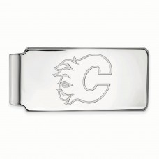 Calgary Flames Money Clip - Silver