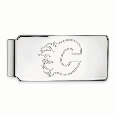 Calgary Flames Money Clip - Silver