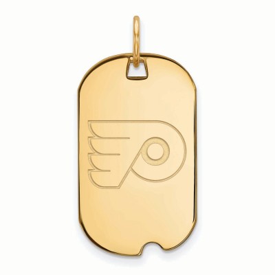 Philadelphia Flyers Womens Gold Plated Small Dog Tag