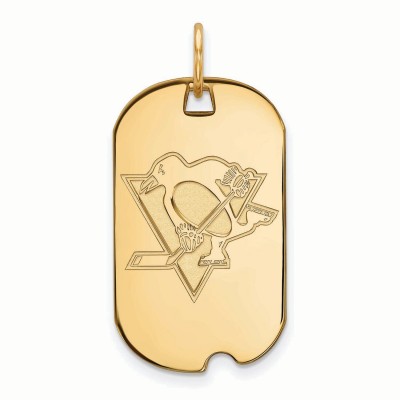 Pittsburgh Penguins Womens Gold Plated Small Dog Tag