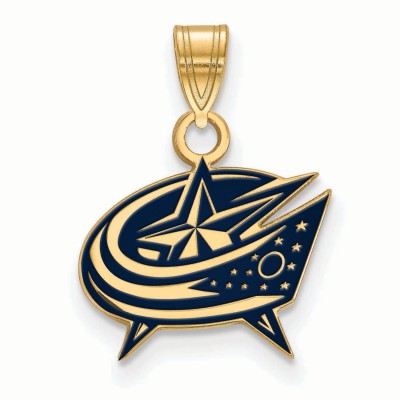 Кулон Columbus Blue Jackets Womens Gold Plated