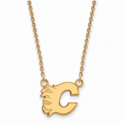 Подвеска Calgary Flames Womens Gold Plated