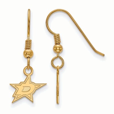 Серьги Dallas Stars Womens Gold Plated XS Dangle