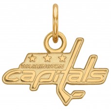 Washington Capitals Womens Gold Plated XS Pendant