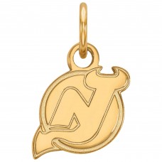 New Jersey Devils Womens Gold Plated XS Pendant