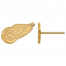 Серьги Detroit Red Wings Womens Gold Plated XS Post