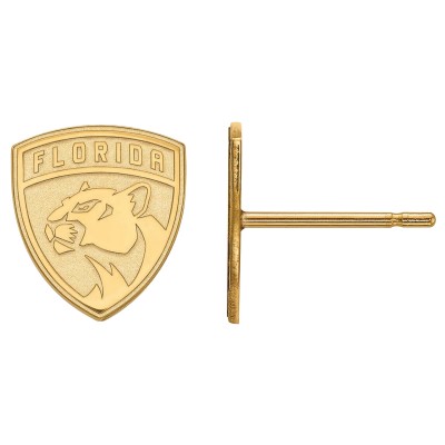 Серьги Florida Panthers Womens Gold Plated XS Post