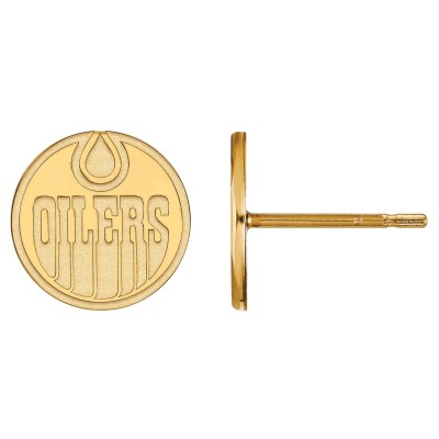 Серьги Edmonton Oilers Womens Gold Plated XS Post