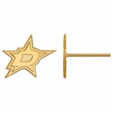 Серьги Dallas Stars Womens Gold Plated XS Post