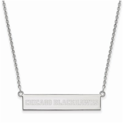 Подвеска WoChicago Blackhawks Sterling Silver Small Bar