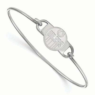 Браслет Edmonton Oilers Womens Sterling Silver Small Wire Bangle