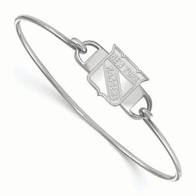 Браслет New York Rangers Womens Sterling Silver Small Wire Bangle